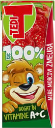 Tedi 100% mere morcovi si zmeura