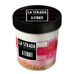 La Strada Inghetata de zmeura lamaie si biscuiti