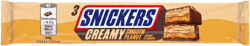 Snickers Creamy Smooth Peanut Trio Baton ciocolata