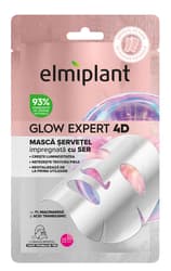 Elmiplant Glow Expert 4D Masca servetel impregnata cu ser