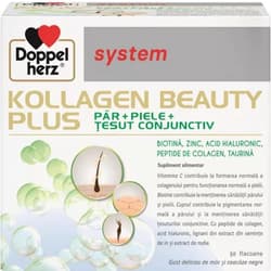 DOPPELHERZ SYSTEM KOLLAGEN BEAUTY PLUS 30 FLACOANE PROMO