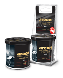 Areon Odorizant auto gel, can blister, sport lux gold