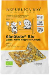Republica Bio ECO Sanatele cu linte, orez negru si ceapa, fara gluten