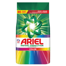 Ariel Detergent pudra pentru rufe colorate, 80 spalari