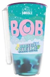 Bob Bubble Tea Blue Lime Bautura pe baza de ceai verde pahar