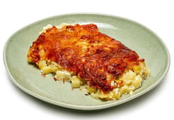 FRUFRU Cartofi gratinati cu sos gorgonzola