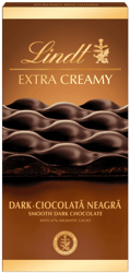 Lindt Extra Creamy Ciocolata fina neagra
