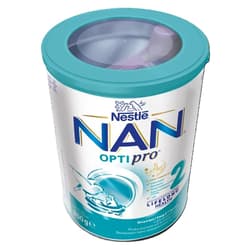 LAPTE PRAF DE CONTINUARE PENTRU BEBELUSI NESTLE NAN OPTIPRO 2 DE LA 6 LUNI 800G