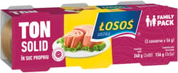 Losos Ton solid in suc propriu 3x80g