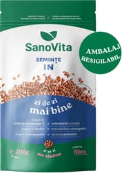 Sanovita Flaxseed, zipper bag