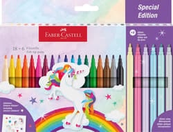 Faber-Castell Set of markers 18+6 colors, unicorns