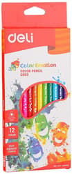 Deli Set creioane colorate 12 culori, color emotion