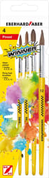 Eberhard Faber Set of 4 brushes, no. 4/6/8/12 Round Tip