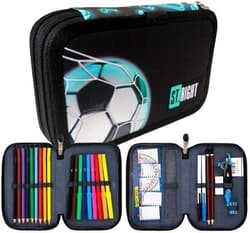 St. Right Neon Football Penar echipat, 2 fermoare, 27 piese