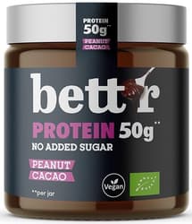 Bettr Peanut and cocoa protein spread with no added sugar
