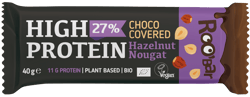 Roobar ECO Baton proteic cu crema de alune de padure acoperit cu ciocolata