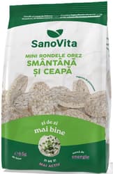 SanoVita Mini-rondele din orez cu smantana si ceapa