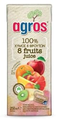 Agros Suc 8 fructe multivitamin 100%