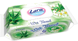Lara Servetele umede, aloe vera, 80 buc
