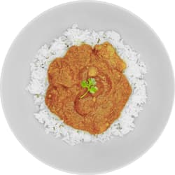 Pappudia Butter chicken, rice