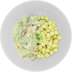 Pappudia Gnocchi cu pui, sos cremos si rosii uscate