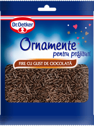 Dr.Oetker Ornamente pentru prajituri Fire cu gust de ciocolata