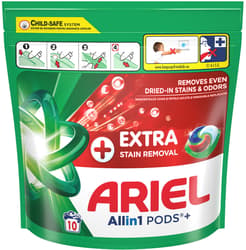 Ariel Pods Extra Stain Removal+ Detergent capsule, 10 spalari