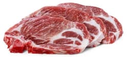 CARNE SI SARE Ceafa de porc feliata cu os