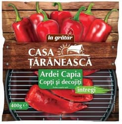 Casa Taraneasca Ardei capia copti intregi la gratar