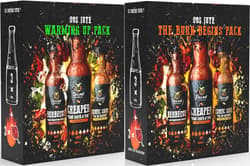 OnLeaf Set Family Pack sos iute: 6 sosuri + 6 ardei iuti, cu Carolina Reaper