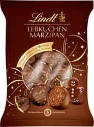 Lindt Pralines with gingerbread and marzipan