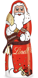 Lindt Dark Chocolate Santa Claus Figurine