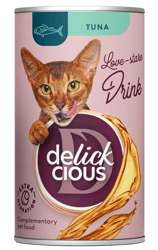 Delickcious Bautura cu ton pentru pisici adulte