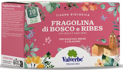 Valverbe ECO Ceai capsuni salbatice si coacaze negre 20 pliculete