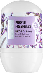 Biobase PURPLE FRESHNESS Natural roll-on deodorant based on alum stone for women