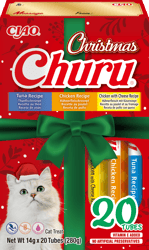 Inaba Churu Recompense cremoase  cu ton si varietati pui pentru pisici Christmas pack