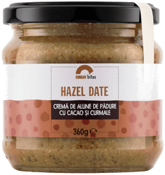 Hazel Date Crema de alune de padure cu cacao si curmale