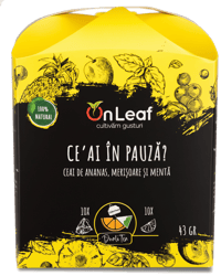 OnLeaf Ceai de ananas, merisoare si menta