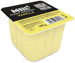 MIIL High protein vanilla curd dessert
