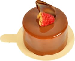 La Petite-Latte Framboise,Prajitura cu mousse de vanilie si crema de zmeura