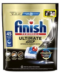 Finish Ultimate Plus Intensive Clean Shine Tablete pentru masina de spalat vase, 45 spalari