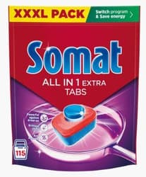 Somat All In One Extra Capsule pentru masina de spalat vase , 115 spalari