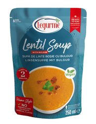 Legurme Supa de linte rosie cu bulgur