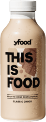 Yfood Bautura nutritiva, masa completa gata de consum, aroma de ciocolata