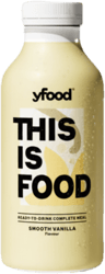 Yfood Bautura nutritiva, masa completa gata de consum, aroma de vanilie