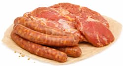Zimbria Mix grill Pastrama din muschi evantai si carnati picanti de Mangalita