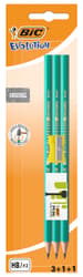 BIC Evolution Creioane HB, 1 ascutitoare + 1 radiera incluse