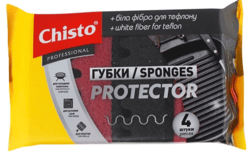 Chisto Protect Burete pentru spalat vase, 4 bucati