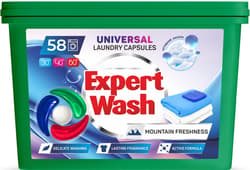 Expert Wash Capsule pentru spălat rufe, 58 bucăți