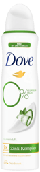 Dove Zink-Komplex Cucumber 0% Alcool Antiperspirant